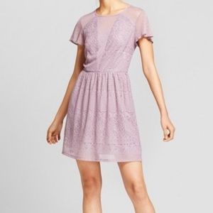 Lavender Lacy Spring Dress